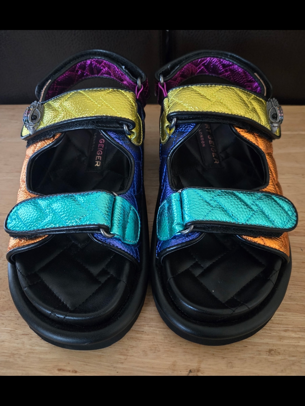 Kurt Geiger London Orson slingback sandals.  Size 36 - US 6